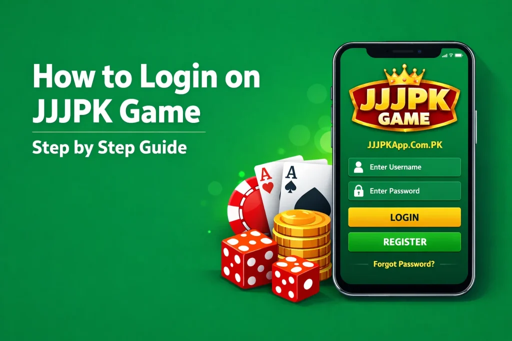 Login on JJJPK Game