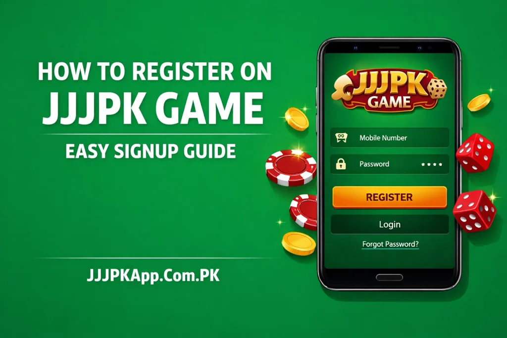 Register on JJJPK Game